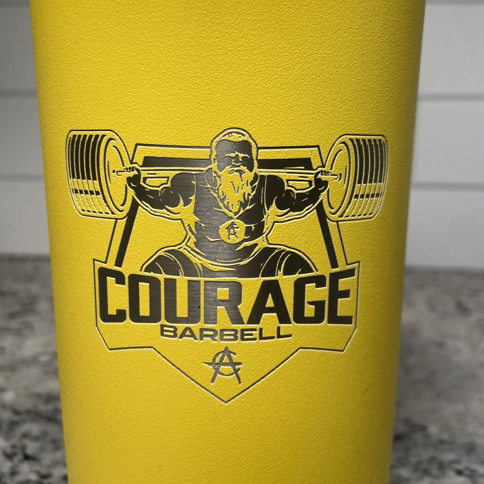 Courage Barbell Water 36oz Bottle
