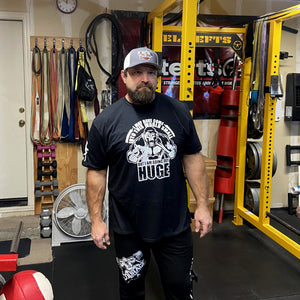 Courage Barbell Going Out Huge T-shirt